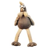 Chicken Door Stopper Grey 26cm 