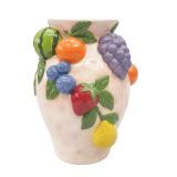 Tropical Fruit Urn Pink 19cm 