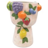 Tropical Fruit Tall Planter Pink 23cm 