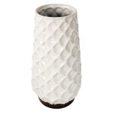 Sale Cross Hatch Vase White 28cm 