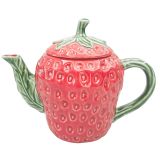 Strawberry Teapot Red 15cm 