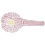 Flower Spoon Rest Pink 22cm 