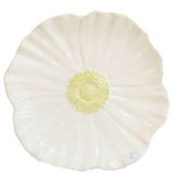 Flower Plate White 20cm 