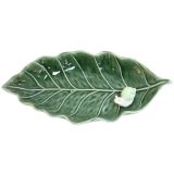 Snail Leaf Dish Green 28cm 