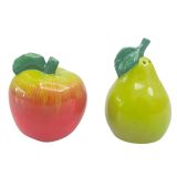 Pear & Apple Salt & Pepper Red & Green 9
