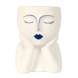 Sale Santorini Resting Head Vase White 1