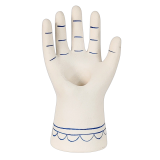 Sale Santorini Hand Taper Holder White 1