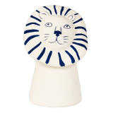 Sale Santorini Lion Head Vase White 17cm