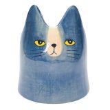 Bailey Cat Planter Blue 14cm 