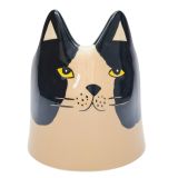 Bailey Cat Planter Black & White 14cm 