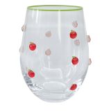 Kaya Apple Stemless Glass Red 12cm 