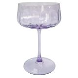 Tillie Coupe Glass Purple 16cm 