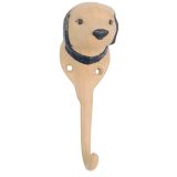 Dog Wall Hook Beige 14cm 