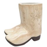 Cowboy Boots Planter Tan 16cm 