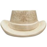 Cowboy Hat Planter Tan 20cm 