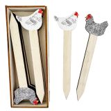 Chicken Design Plant Markers Gift Box Bl