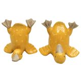 Quirky Ducks Ornament Yellow 10cm (2 Ass