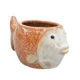 Reef Fish Planter Orange 13cm 