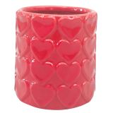 Heart Planter Red 9cm 