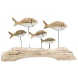 Drift School of Fish Table Ornament Natu