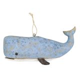 Drift Whale Hanging Decoration Blue 28cm