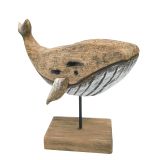 Drift Whale Table Ornament Natural 25cm 