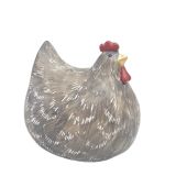 Chicken Resin Ornament Brown Sm 9cm 