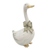 Goose Resin Ornament White Med 23cm 