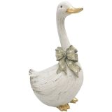 Goose Resin Ornament White Lg 29 cm 