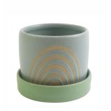 Sale Shae Rainbow Dish Bowl Green Blue