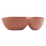 Sale Shae Rainbow Double Bowl Peach H6x2