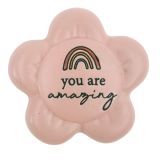 You are Amazing Daisy Stone Pink 8cm 