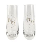 Sale Mrs Mrs Champagne Glass Gold 16cm 