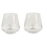 Sale Whiskey Glass Clear 9cm S/2 