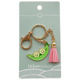 Peas in a Pod Keyring Green 12cm 