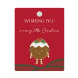 Festive Friends Pudding Memento Pin Brow