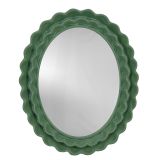 Lotti Petal Oval Mirror Sage 5x7 