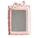 Lotti Bow Mirror Pink 4x6 
