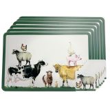 Farm Yard Placemats and Coasters Green 3