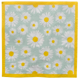 Daisy Napkins White & Blue 33x33cm S/20