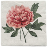 Vintage Flower Napkins Pink 33x33cm S/20