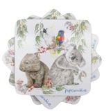 Popcorn Blue Australiana Cork & MDF Coas