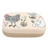 Chicken Mini Travel Case Beige 9cm 