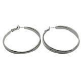 Sale Madi Abstract Hoop ER Silver 