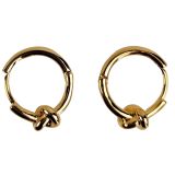 Kyra Knot Hoop ER Gold 