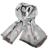 Gingko Scarf Beige 