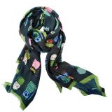 Cappy Cat Scarf Green 