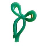 Bow Claw Clip Green 