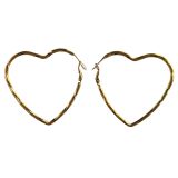 Harriet Heart Hoop ER Gold 