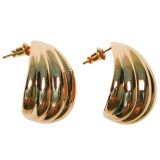 Carla Shell Earrings Gold 